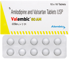 Valembic 80 Am Tablet 10