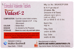 Valest 2 Tablet 28 Valest 2 Tablet 28