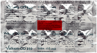 Valkem Od 250 Tablet 10
