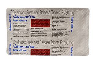 Valkem Od 750 MG Tablet Sr 10