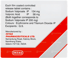 Valprol Cr 200 Tablet 15 Valprol Cr 200 Tablet 15
