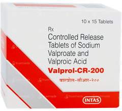 Valprol Cr 200 Tablet 15 Valprol Cr 200 Tablet 15