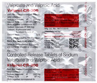 Valprol Cr 300 Tablet 15