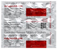 Valprol Cr 300 Tablet 15 Valprol Cr 300 Tablet 15