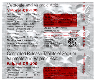 Valprol Cr 300 Tablet 15