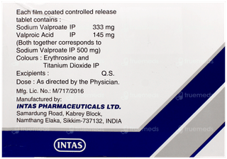 Valprol Cr 500 Tablet 15