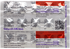 Valprol Cr 500 Tablet 15 Valprol Cr 500 Tablet 15