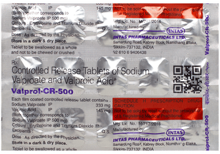 Valprol Cr 500 Tablet 15