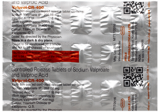 Valprol Cr 400 Tablet 15