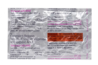 Valprol Cr 600 MG Tablet 10