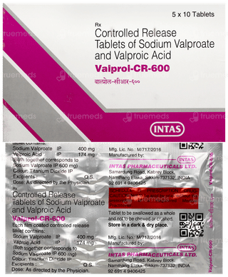 Valprol Cr 600 Tablet 10