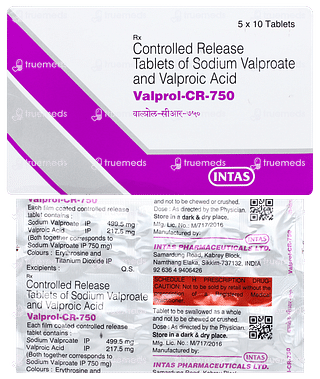 Valprol Cr 750 Tablet 10