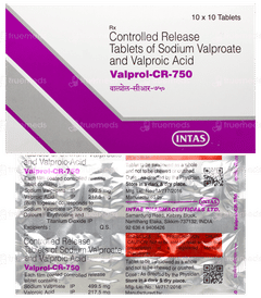 Valprol Cr 750 Tablet 10