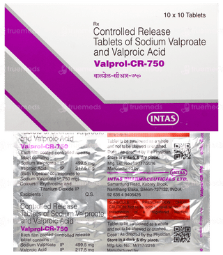 Valprol Cr 750 Tablet 10