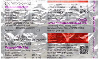 Valprol Cr 750 Tablet 10