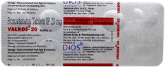 Valros 20 Tablet 10 Valros 20 Tablet 10