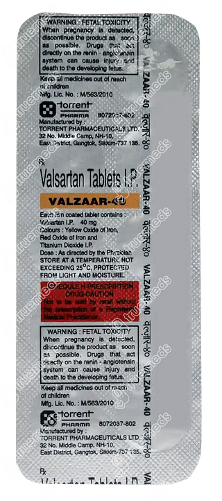 Valzaar 40 Tablet 10