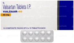 Valzaar 40 Tablet 10