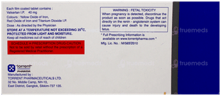 Valzaar 40 Tablet 10