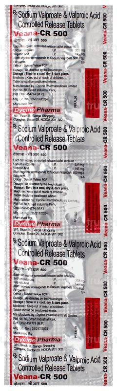 Veana Cr 500mg Tablet 10