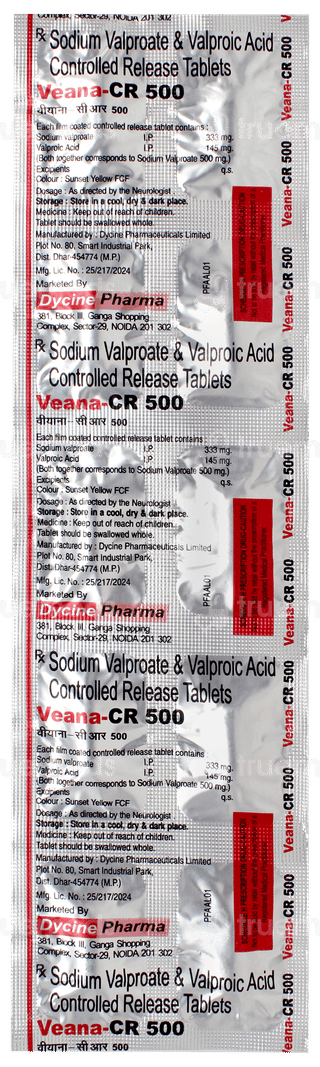 Veana Cr 500Mg Tablet 10