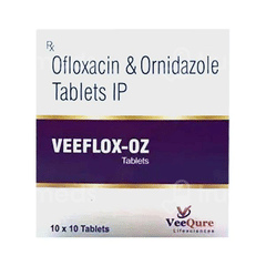 Veeflox Oz 200/500Mg Tablet 10