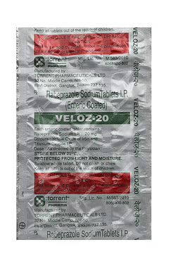 Veloz 20 MG Tablet 15