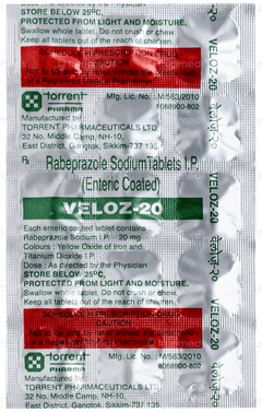 Veloz 20 Tablet 15 Veloz 20 Tablet 15