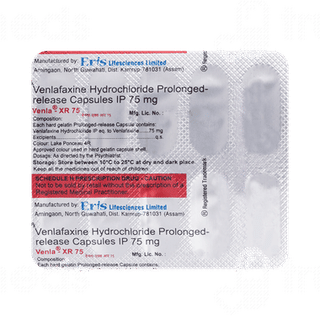Venla Xr 75 MG Tablet 10