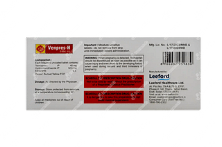 Venpres H 40/12.5 MG Tablet 10