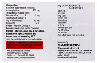 Ventocore Dl Tablet 10
