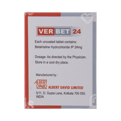 Verbet 24 Tablet 10 Verbet 24 Tablet 10
