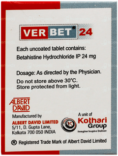 Verbet 24 Tablet 10 Verbet 24 Tablet 10