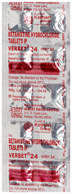 Verbet 24 Tablet 10 Verbet 24 Tablet 10