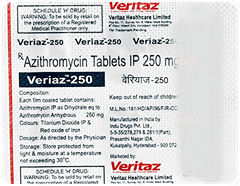 Veriaz 250 Mg Tablet 6