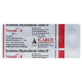 Vernil 8 Mg Tablet 10