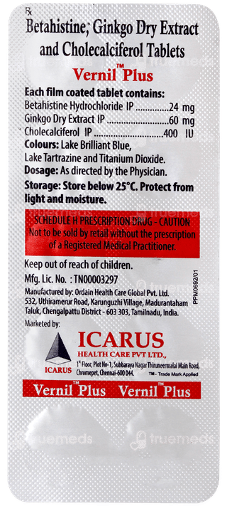 Vernil Plus Tablet 10