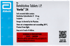 Vertin 24 Tablet 15 Vertin 24 Tablet 15