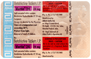 Vertin 24 Tablet 15