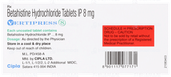 Vertipress 8 Tablet 10 Vertipress 8 Tablet 10