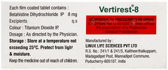Vertirest 8 Tablet 10 Vertirest 8 Tablet 10