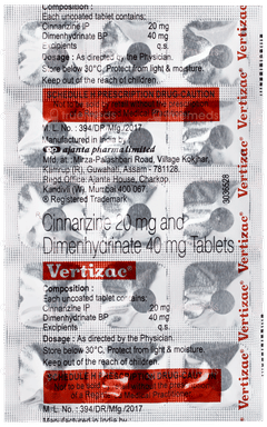 Vertizac Tablet 15 Vertizac Tablet 15