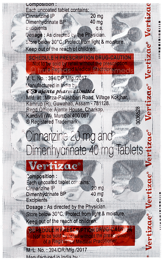 Vertizac Tablet 15