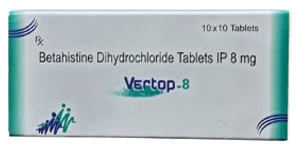 Vertop 8 Mg Tablet 10