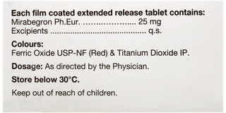 Vesibeta 25 Tablet 10