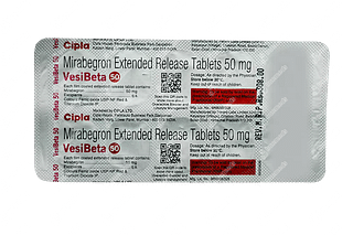 Vesibeta 50 MG Tablet Er 10