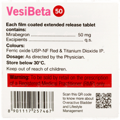 Vesibeta 50 Tablet 10 Vesibeta 50 Tablet 10