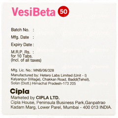 Vesibeta 50 Tablet 10 Vesibeta 50 Tablet 10