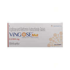 Vingose Met 0.3/500 MG Tablet 10