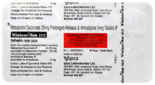 Vinicor Am 25/5 Tablet 10